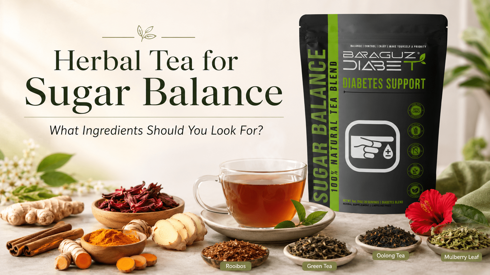 Herbal Tea for Sugar Balance: What Ingredients Should You Look For? - Baraguz