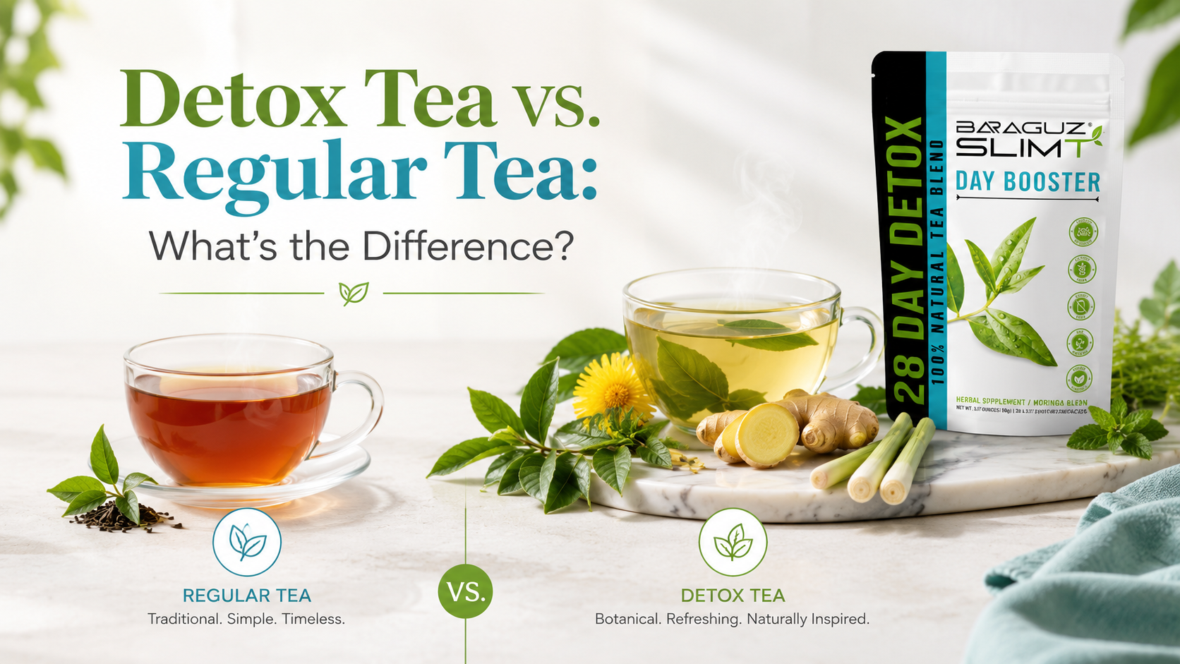 Detox Tea vs. Regular Tea: What’s the Difference?