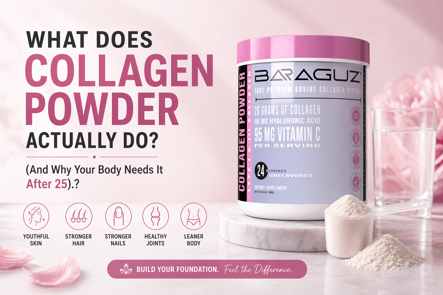 What Does Collagen Powder Actually Do? (And Why Your Body Needs It After 25) - Baraguz
