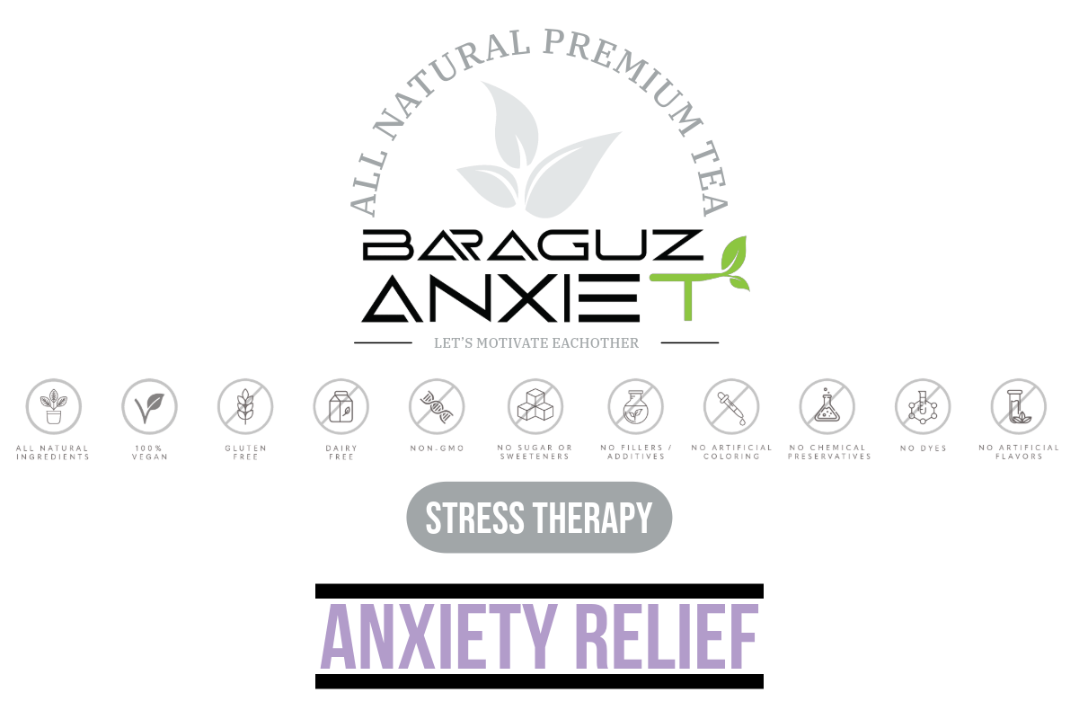 Baraguz AnxieT - Stress Therapy / Anxiety Relief Tea (30 Servings) - AVAILABLE NOW - Baraguz