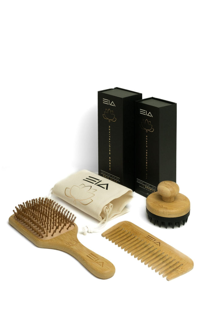 Baraguz - EIA Hair Growth Oil, Hair Repair Serum and Bamboo Hair Massager, Comb and Brush bundle - Baraguz
