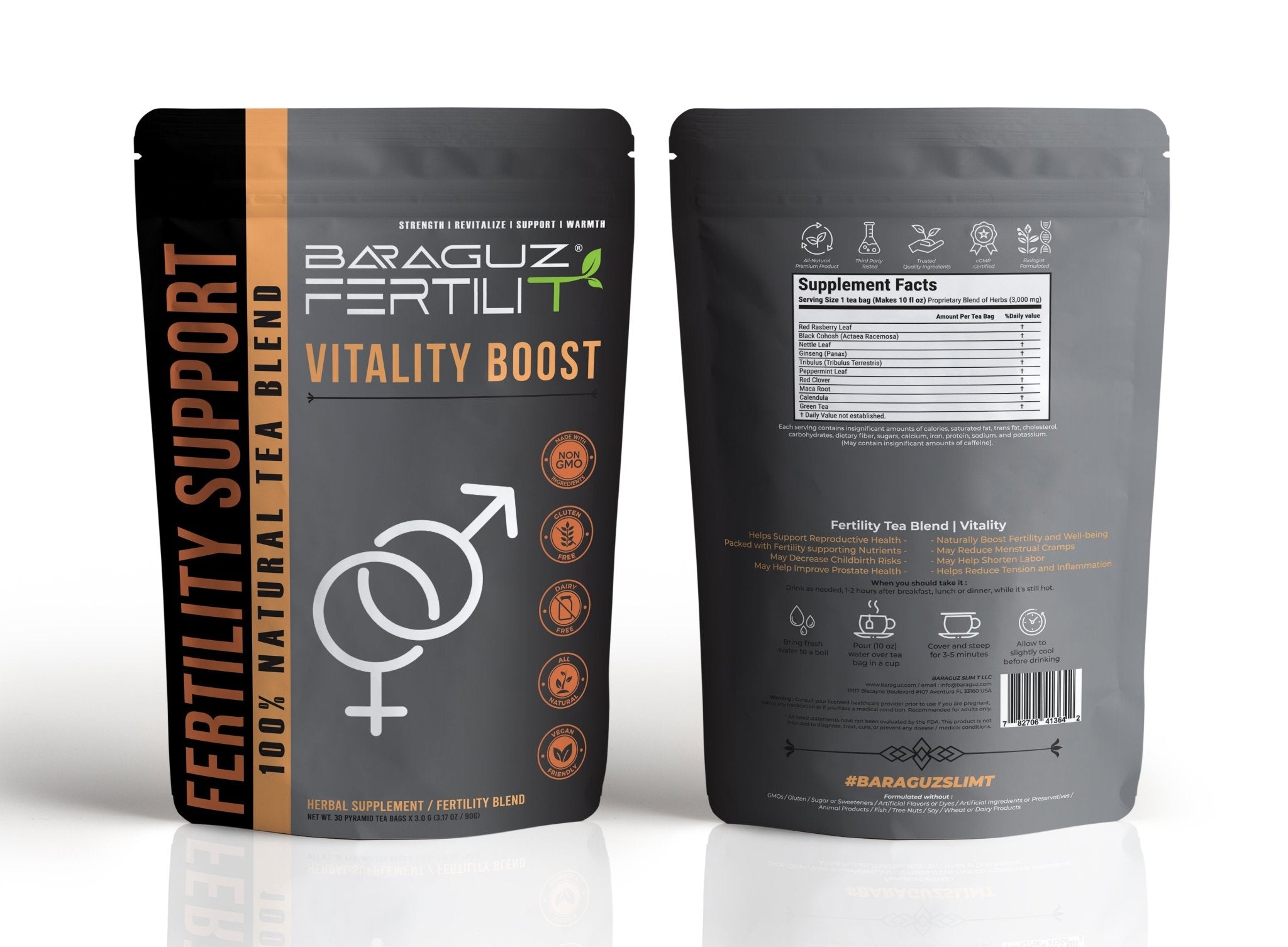 Baraguz FertiliT - Vitality Boost / Fertility Support (30 Servings) - AVAILABLE NOW - Baraguz