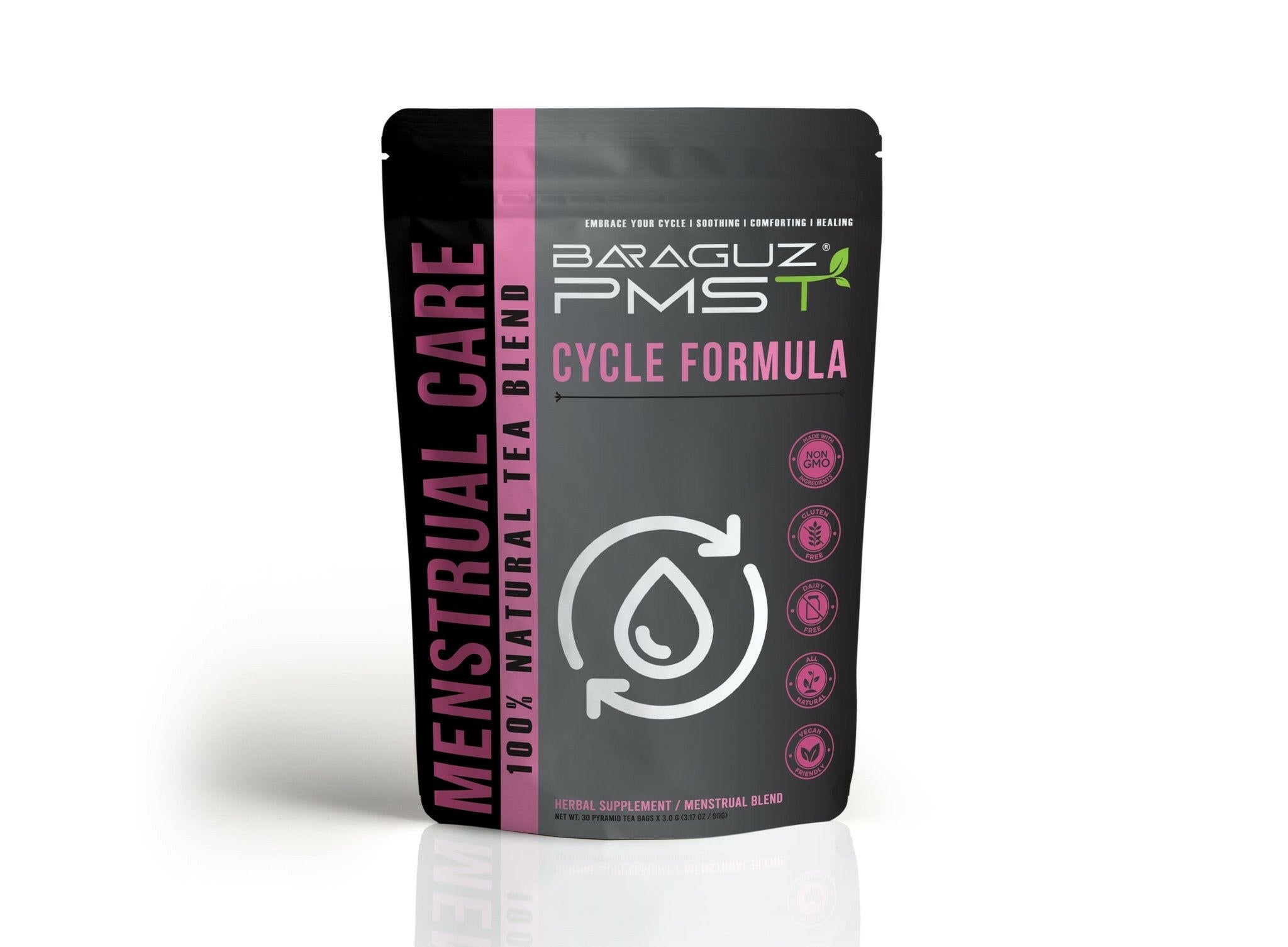 Baraguz PMST - Menstrual Care / Cycle Formula Tea (30 Servings) - Baraguz