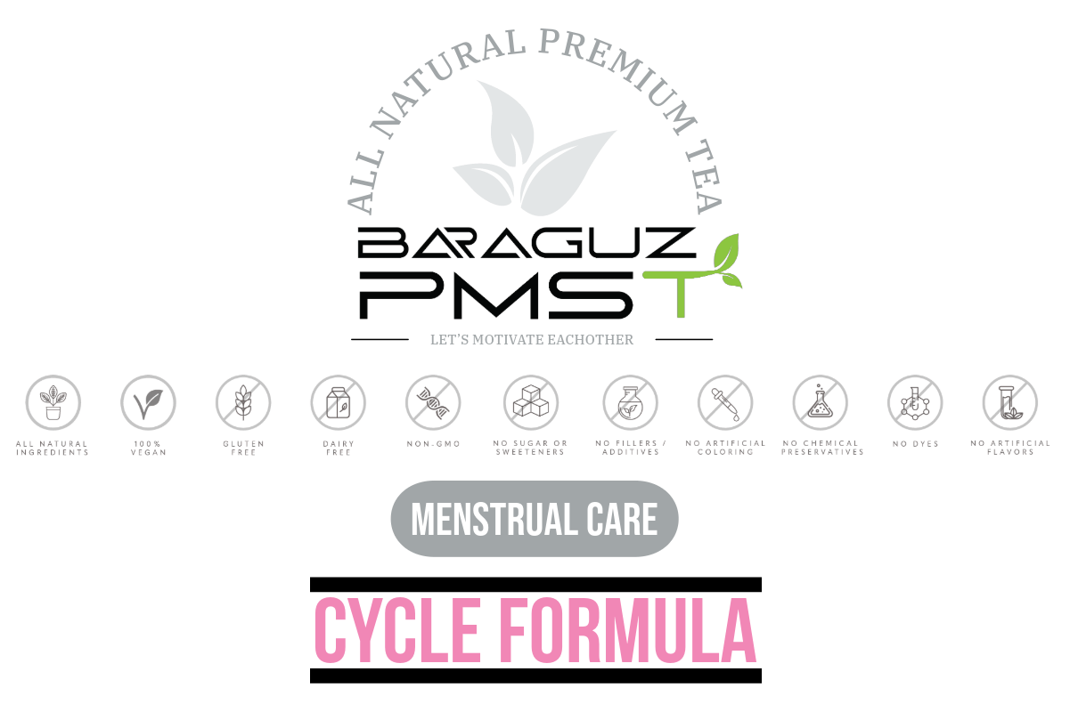 Baraguz PMST - Menstrual Care / Cycle Formula Tea (30 Servings) - Baraguz