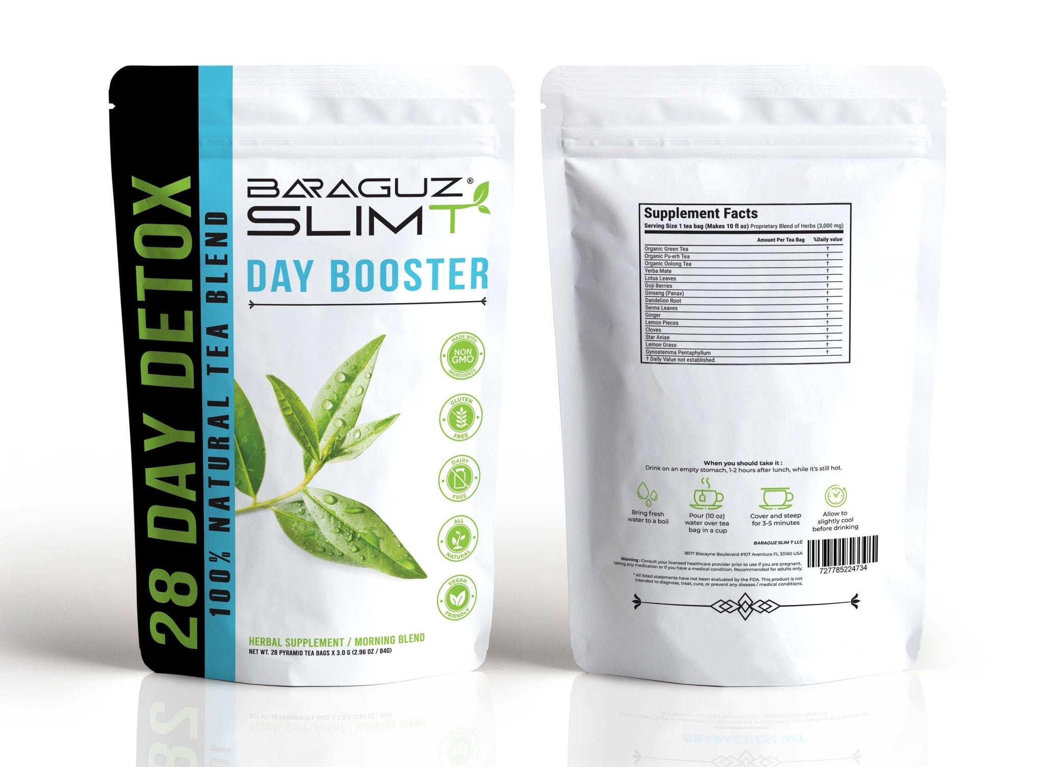 Baraguz SlimT Day Booster (28 Day Detox) - Baraguz