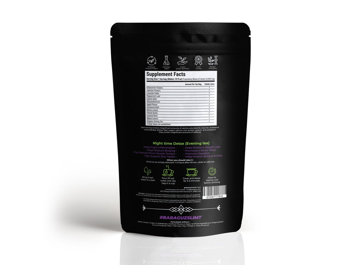 Baraguz SlimT Night Cleanse (28 day detox) - Baraguz