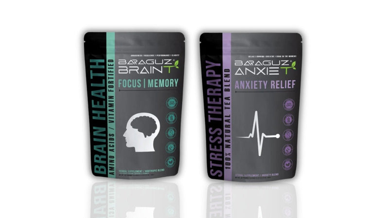 Brain & Focus Tea Bundle - Cognitive Support & Mental Clarity - Baraguz