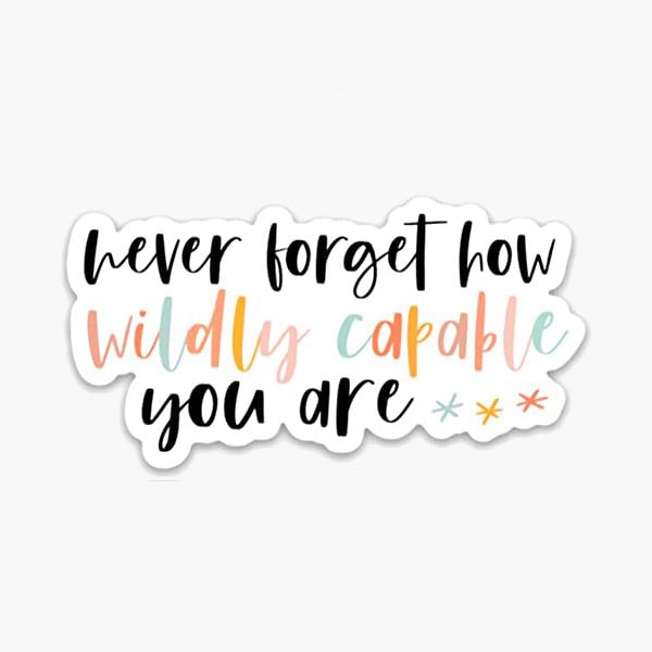 Never Forget How Wildly Capable You Are - Baraguz